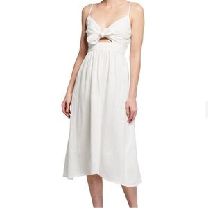 ALC Daniela Tie-Front Midi Dress